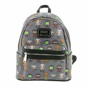 Loungefly Gray Backpack with Marvel Characters